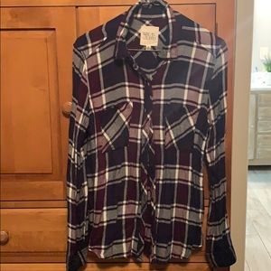 Flannel button down